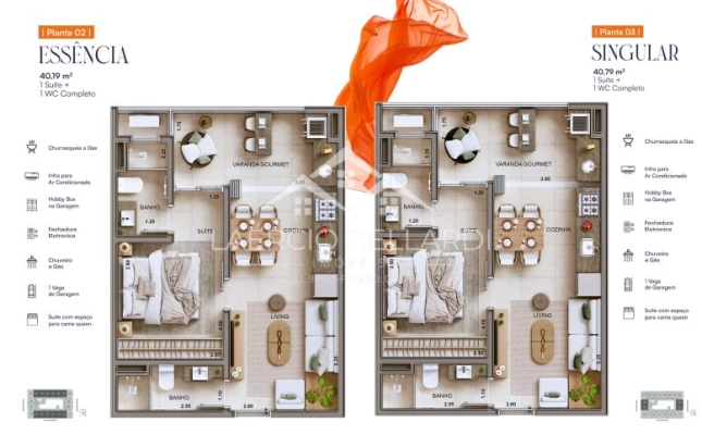 Foto 2: Apartamento de 1 quarto, 40m² no bairro Praia Grande, em Ubatuba